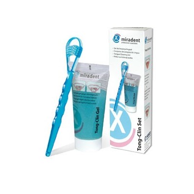 GRATTE LANGUE AVEC GEL MIRADENT®